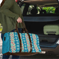 Hawaii Ohia Lehua Travel Bag Tropical Vibes Teal LT05 - Polynesian Pride