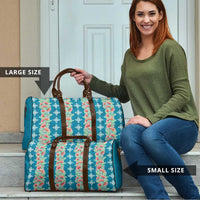 Hawaii Ohia Lehua Travel Bag Tropical Vibes Teal LT05 - Polynesian Pride