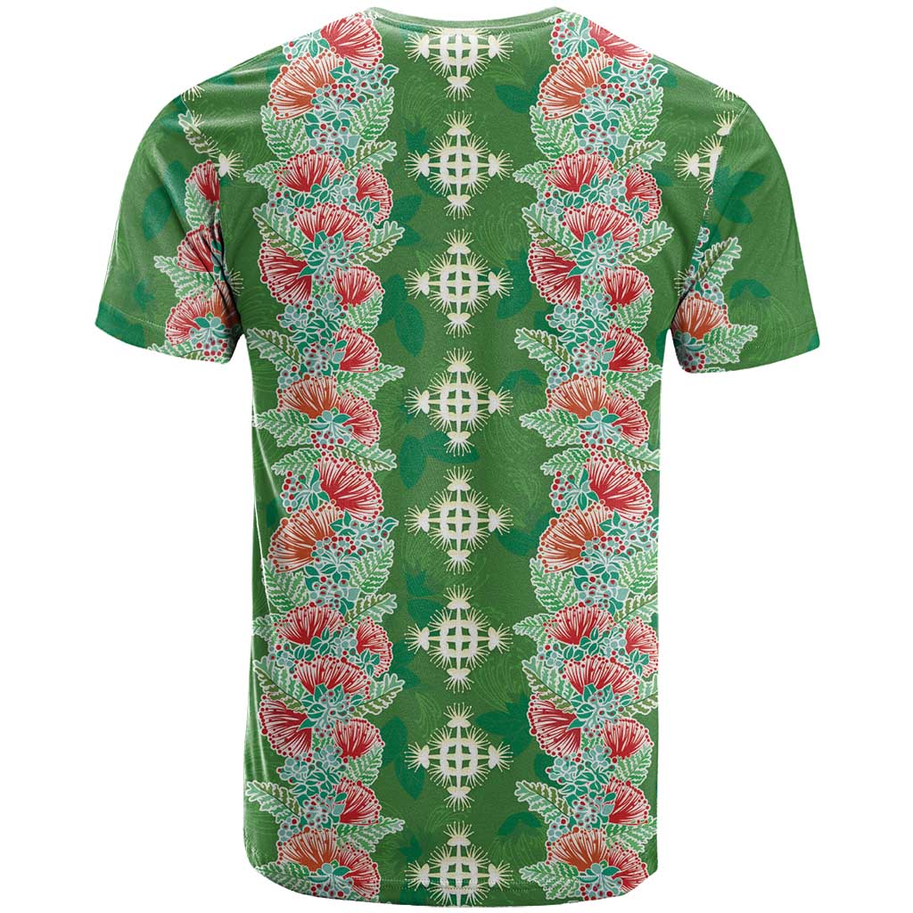 Hawaii Ohia Lehua T Shirt Tropical Vibes Green LT05 - Polynesian Pride