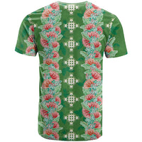 Hawaii Ohia Lehua T Shirt Tropical Vibes Green LT05 - Polynesian Pride