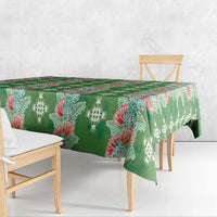 Hawaii Ohia Lehua Tablecloth Tropical Vibes Green LT05 - Polynesian Pride