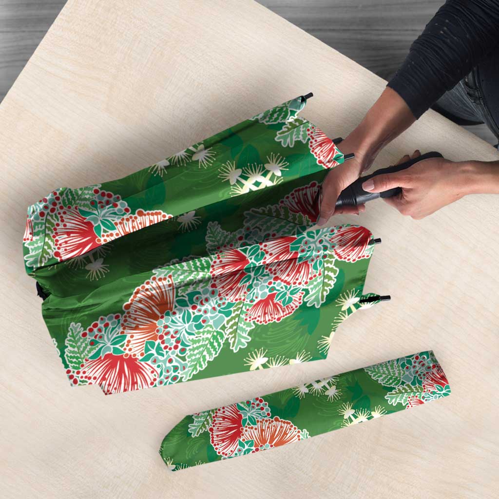 Hawaii Ohia Lehua Umbrella Tropical Vibes Green LT05 - Polynesian Pride