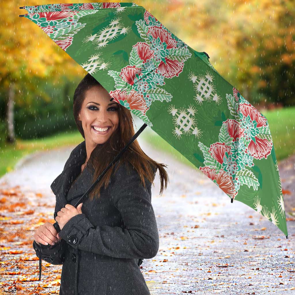Hawaii Ohia Lehua Umbrella Tropical Vibes Green LT05 - Polynesian Pride