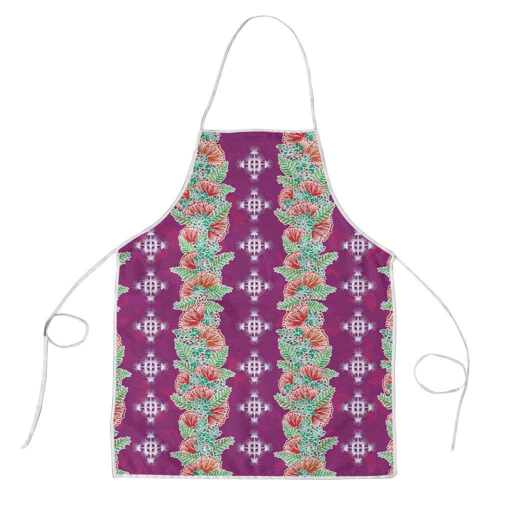 Hawaii Ohia Lehua Apron Tropical Vibes Fuchsia LT05 Fuchsia - Polynesian Pride