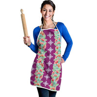 Hawaii Ohia Lehua Apron Tropical Vibes Fuchsia LT05 - Polynesian Pride