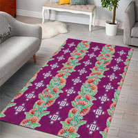 Hawaii Ohia Lehua Area Rug Tropical Vibes Fuchsia LT05 - Polynesian Pride