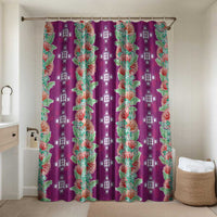 Hawaii Ohia Lehua Bathroom Set Tropical Vibes Fuchsia LT05 Shower Curtain Only Fuchsia - Polynesian Pride