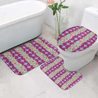 Hawaii Ohia Lehua Bathroom Set Tropical Vibes Fuchsia LT05 - Polynesian Pride