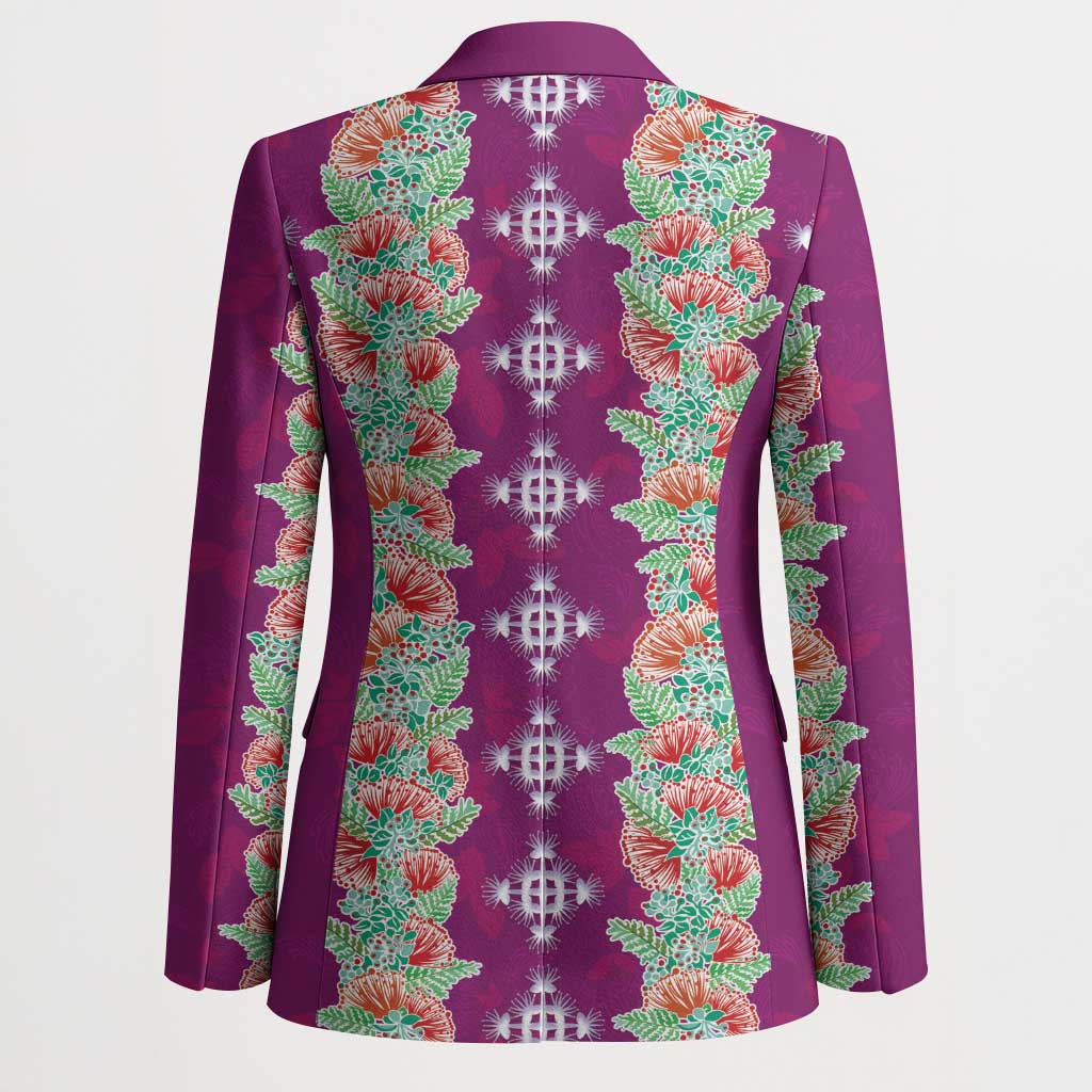 Hawaii Ohia Lehua Blazer Tropical Vibes Fuchsia LT05 - Polynesian Pride