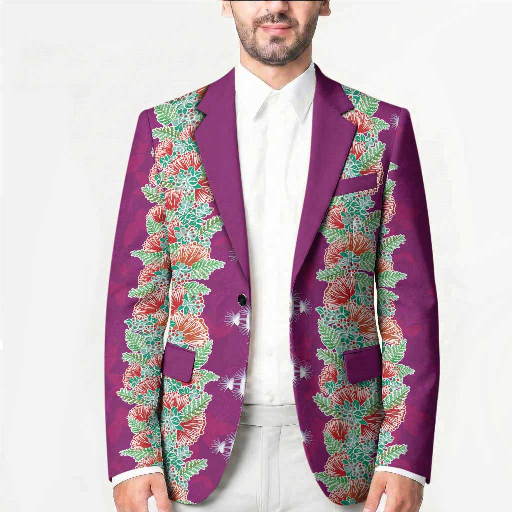 Hawaii Ohia Lehua Blazer Tropical Vibes Fuchsia LT05 - Polynesian Pride