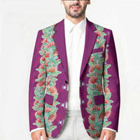 Hawaii Ohia Lehua Blazer Tropical Vibes Fuchsia LT05 - Polynesian Pride