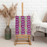 Hawaii Ohia Lehua Canvas Wall Art Tropical Vibes Fuchsia LT05 - Polynesian Pride