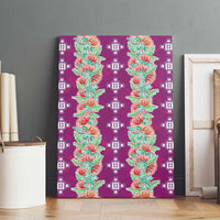 Hawaii Ohia Lehua Canvas Wall Art Tropical Vibes Fuchsia LT05 - Polynesian Pride