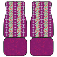 Hawaii Ohia Lehua Car Mats Tropical Vibes Fuchsia LT05 - Polynesian Pride