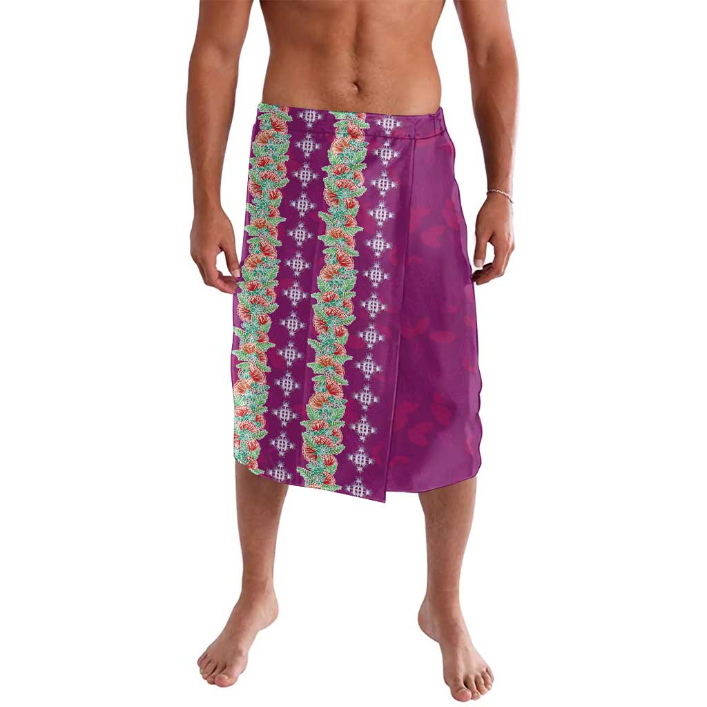 Hawaii Ohia Lehua Lavalava Tropical Vibes Fuchsia LT05 Fuchsia - Polynesian Pride