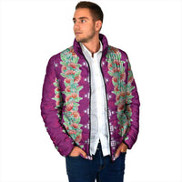 Hawaii Ohia Lehua Padded Jacket Tropical Vibes Fuchsia LT05 - Polynesian Pride