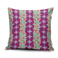 Hawaii Ohia Lehua Pillow Cover Tropical Vibes Fuchsia LT05 Fuchsia - Polynesian Pride
