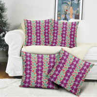 Hawaii Ohia Lehua Pillow Cover Tropical Vibes Fuchsia LT05 - Polynesian Pride