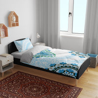 Africa Dashiki Bedding Set With Polynesian Pattern Blue Version LT05 - Polynesian Pride