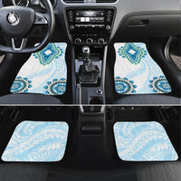 Africa Dashiki Car Mats With Polynesian Pattern Blue Version LT05 Set 4pcs Blue - Polynesian Pride