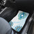 Africa Dashiki Car Mats With Polynesian Pattern Blue Version