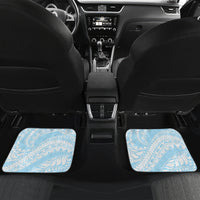 Africa Dashiki Car Mats With Polynesian Pattern Blue Version LT05 Set 2pcs - Back Blue - Polynesian Pride
