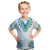 Africa Dashiki Kid T Shirt With Polynesian Pattern Blue Version LT05 Blue - Polynesian Pride