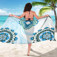 Africa Dashiki Sarong With Polynesian Pattern Blue Version LT05 - Polynesian Pride