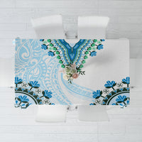 Africa Dashiki Tablecloth With Polynesian Pattern Blue Version LT05 Blue - Polynesian Pride