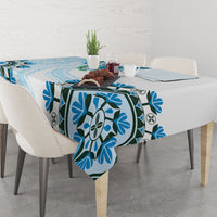 Africa Dashiki Tablecloth With Polynesian Pattern Blue Version LT05 - Polynesian Pride
