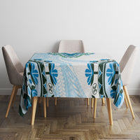 Africa Dashiki Tablecloth With Polynesian Pattern Blue Version LT05 - Polynesian Pride