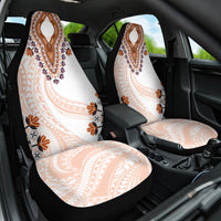 Africa Dashiki Car Seat Cover With Polynesian Pattern Beige Version LT05 One Size Beige - Polynesian Pride