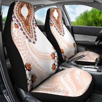 Africa Dashiki Car Seat Cover With Polynesian Pattern Beige Version LT05 - Polynesian Pride