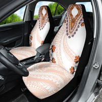 Africa Dashiki Car Seat Cover With Polynesian Pattern Beige Version LT05 - Polynesian Pride