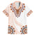 Africa Dashiki Family Matching Mermaid Dress and Hawaiian Shirt With Polynesian Pattern Beige Version LT05 Dad's Shirt - Short Sleeve Beige - Polynesian Pride