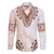 Africa Dashiki Family Matching Off Shoulder Short Dress and Hawaiian Shirt With Polynesian Pattern Beige Version LT05 Dad's Shirt - Long Sleeve Beige - Polynesian Pride