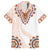 Africa Dashiki Family Matching Short Sleeve Bodycon Dress and Hawaiian Shirt With Polynesian Pattern Beige Version LT05 Dad's Shirt - Short Sleeve Beige - Polynesian Pride