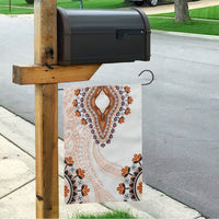 Africa Dashiki Garden Flag With Polynesian Pattern Beige Version LT05 - Polynesian Pride