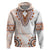 Africa Dashiki Hoodie With Polynesian Pattern Beige Version LT05 Pullover Hoodie Beige - Polynesian Pride