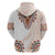 Africa Dashiki Hoodie With Polynesian Pattern Beige Version LT05 - Polynesian Pride