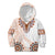 Africa Dashiki Kid Hoodie With Polynesian Pattern Beige Version LT05 Hoodie Beige - Polynesian Pride