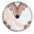 Africa Dashiki Spare Tire Cover With Polynesian Pattern Beige Version