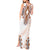 Africa Dashiki Tank Maxi Dress With Polynesian Pattern Beige Version LT05 - Polynesian Pride