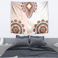 Africa Dashiki Tapestry With Polynesian Pattern Beige Version LT05 - Polynesian Pride
