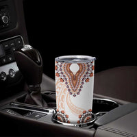 Africa Dashiki Tumbler Cup With Polynesian Pattern Beige Version LT05 - Polynesian Pride