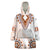 Africa Dashiki Wearable Blanket Hoodie With Polynesian Pattern Beige Version LT05 One Size Beige - Polynesian Pride