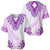 Africa Dashiki Baseball Jersey With Polynesian Pattern Pink Version LT05 - Polynesian Pride