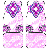 Africa Dashiki Car Mats With Polynesian Pattern Pink Version LT05 - Polynesian Pride