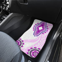 Africa Dashiki Car Mats With Polynesian Pattern Pink Version LT05 - Polynesian Pride