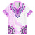 Africa Dashiki Family Matching Mermaid Dress and Hawaiian Shirt With Polynesian Pattern Pink Version LT05 Dad's Shirt - Short Sleeve Pink - Polynesian Pride